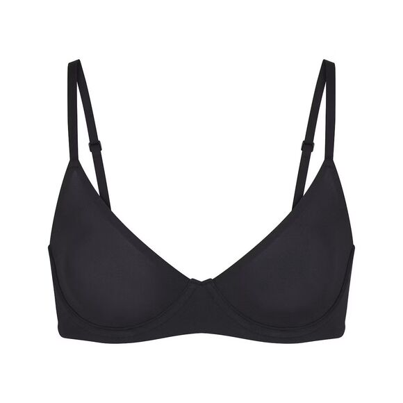 Skims Fits Everybody Unlined Demi Bra Onyx Size 32D - Picture 1 of 11